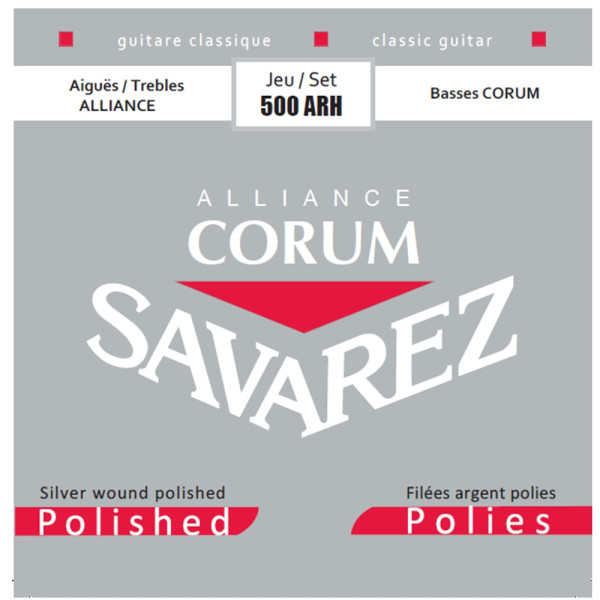 Комплект струн для класичної гітари SAVAREZ Alliance Corum Polished 500ARH Standart Tension