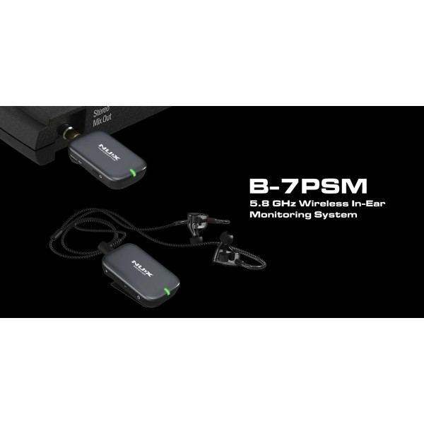 Радіосистема персонального моніторингу NUX B7PSM