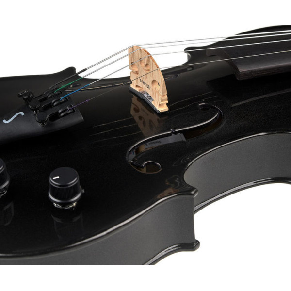 Електроакустична скрипка STENTOR 1515/ABK HARLEQUIN ELECTRIC VIOLIN OUTFIT 4/4 (BLACK)