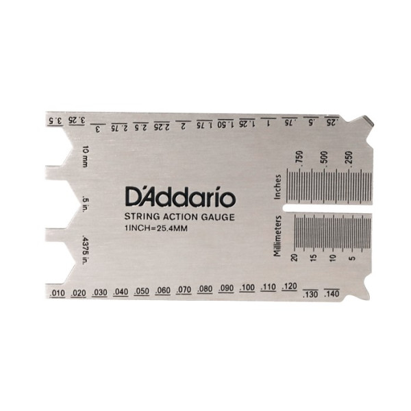 Лінійка для вимірювання висоти струн на грифі D'ADDARIO PW-SHG-01 String Height Gauge
