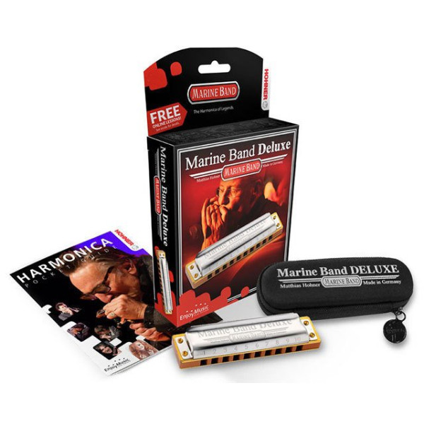 Губна гармошка HOHNER Marine Band Deluxe M200501X C-major