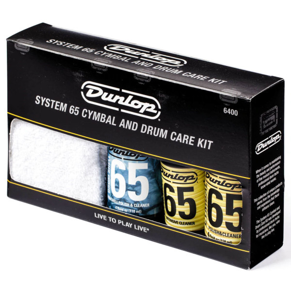 Поліроль для тарілок DUNLOP 6400 SYSTEM 65 CYMBAL AND DRUM CARE KIT