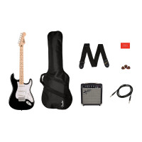 Набір електрогітари SQUIER SONIC STRATOCASTER PACK MN BLACK