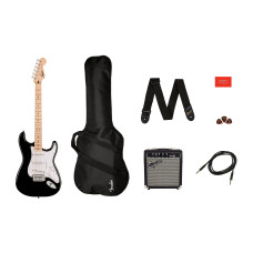 Набір електрогітари SQUIER SONIC STRATOCASTER PACK MN BLACK