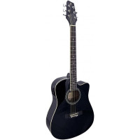 Електроакустична гітара STAGG SA20DCE BLK