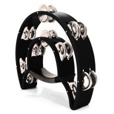 Тамбурин MAXTONE 818 DUAL POWER TAMBOURINE (BLACK)