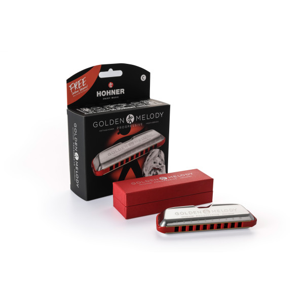 Губна гармошка HOHNER Golden Melody Progressive C-Major M54401X