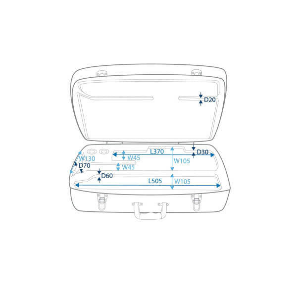Футляр для труби ROCKCASE RC ABS 26030B - STANDARD LINE TRUMPET ABS CASE