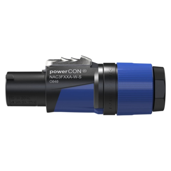 Powercon штекер NEUTRIK NAC3FXXA-W-S