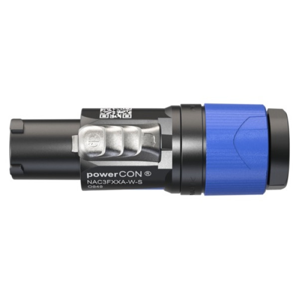 Powercon штекер NEUTRIK NAC3FXXA-W-S