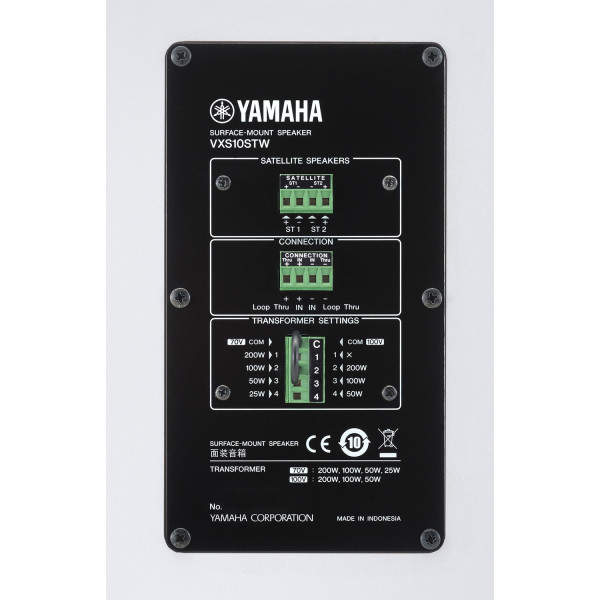 Інсталяційний сабвуфер YAMAHA VXS10ST (WHITE)