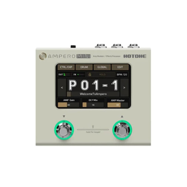 Гітарний процесор HOTONE AUDIO AMPERO MINI VANILLA