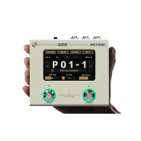 Гітарний процесор HOTONE AUDIO AMPERO MINI VANILLA