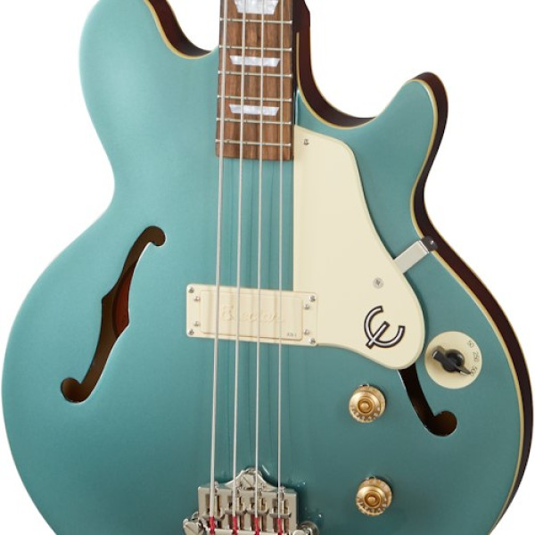 Напівакустична бас-гітара EPIPHONE JACK CASADY BASS FADED PELHAM BLUE