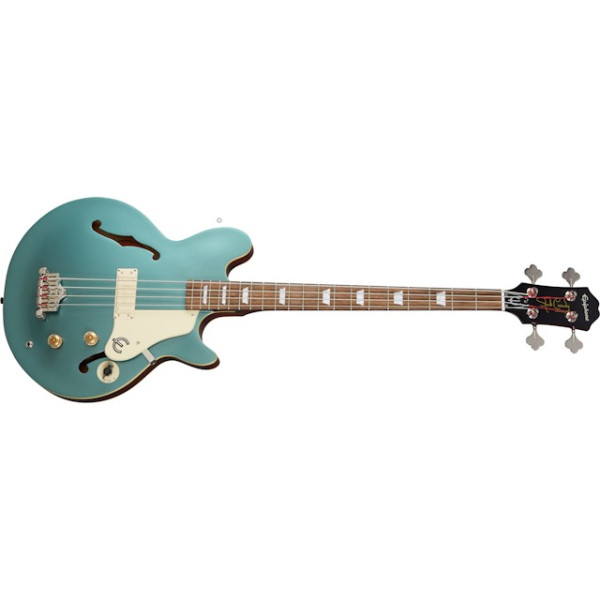 Напівакустична бас-гітара EPIPHONE JACK CASADY BASS FADED PELHAM BLUE