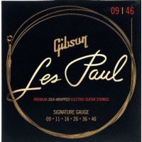 Комплект струн для електрогітари GIBSON SEG-LES LES PAUL PREMIUM ELECTRIC GUITAR STRINGS 9-46 SIGNATURE
