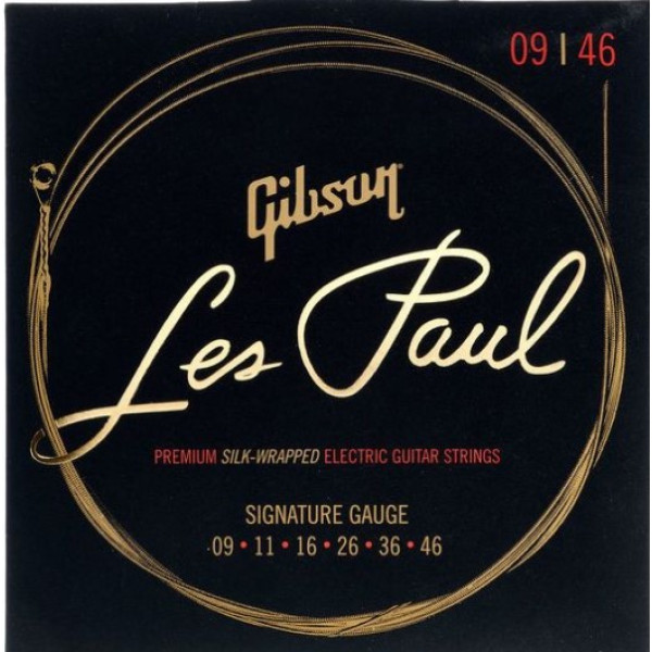 Комплект струн для електрогітари GIBSON SEG-LES LES PAUL PREMIUM ELECTRIC GUITAR STRINGS 9-46 SIGNATURE