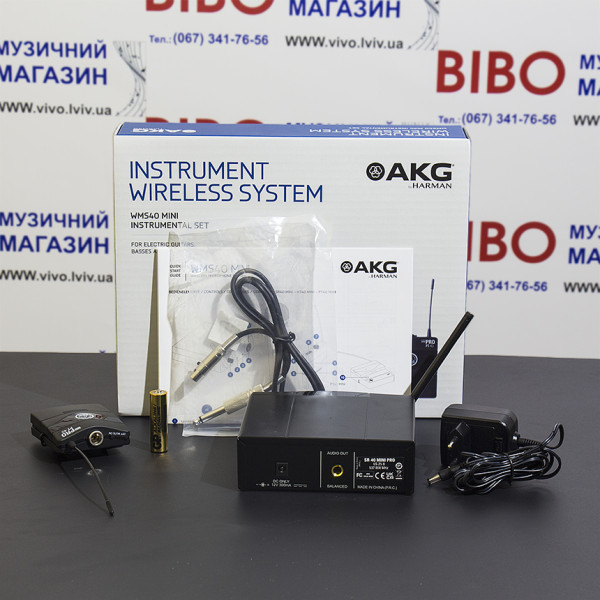 Радіосистема інструментальна AKG WMS40 INSTRUMENTAL SET BD US45B