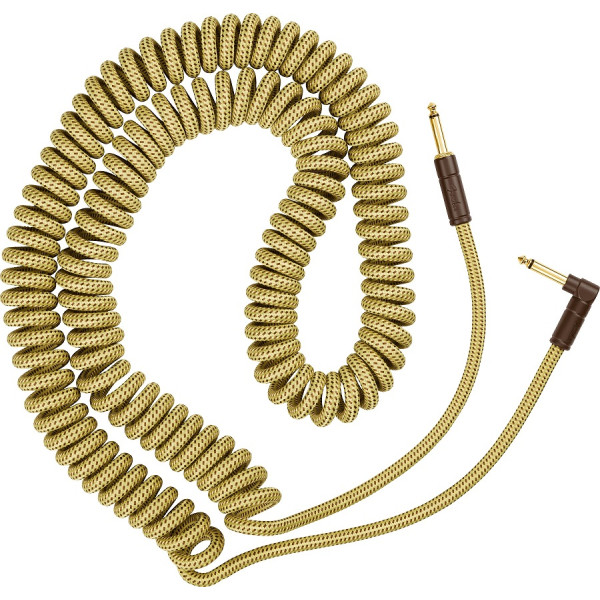 Інструментальний кабель FENDER CABLE DELUXE SERIES COILED 30' TWEED
