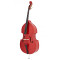 Контрабас STENTOR 1950LCRD Harlequin Rockabilly Double Bass 3/4 (RED)