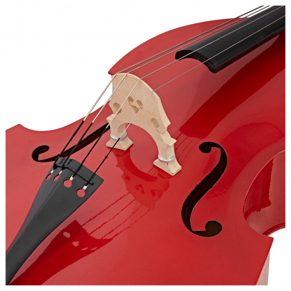 Контрабас STENTOR 1950LCRD Harlequin Rockabilly Double Bass 3/4 (RED)