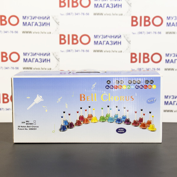 Дзвіночки хроматичні MAXTONE BLA-20C/N Hand Bell Deluxe Set