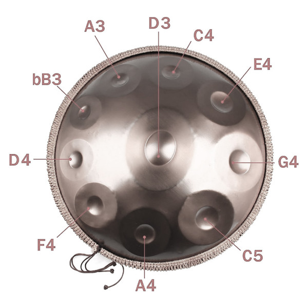 Ганґ FZONE HP22I9N-Purple - Handpan Drum 22"