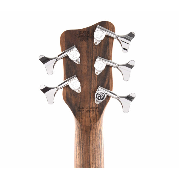 Бас-гітара WARWICK Teambuilt Pro Series Corvette Bubinga, 5-String, Active (Natural Transparent Satin)