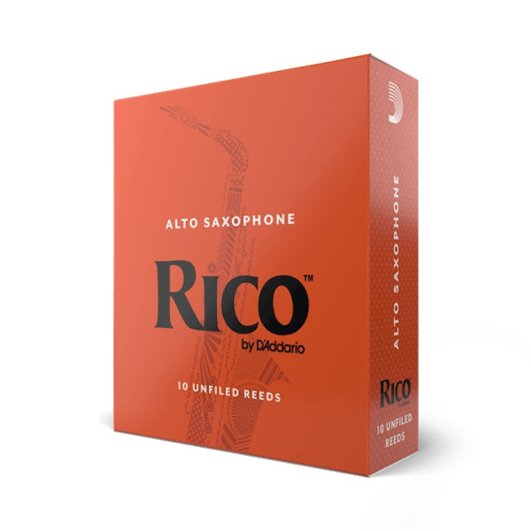 Набір тростин (10 штук) для альт саксофона D'ADDARIO Rico - Alto Sax #1.5 - 10 Pack