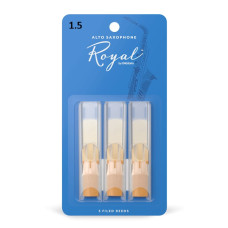 Набір тростин (3 штуки) для альт саксофона D'ADDARIO Royal - Alto Sax #1.5 - 3-Pack