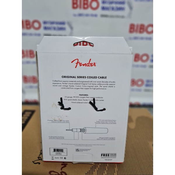 Інструментальний кабель FENDER CABLE ORIGINAL SERIES 30' COILED SFG