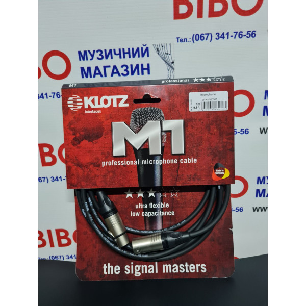 Мікрофонний кабель KLOTZ M1K1FM0300