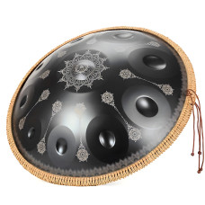 Ганґ FZONE HP22I10N-Mandala Black - Handpan Drum 22"