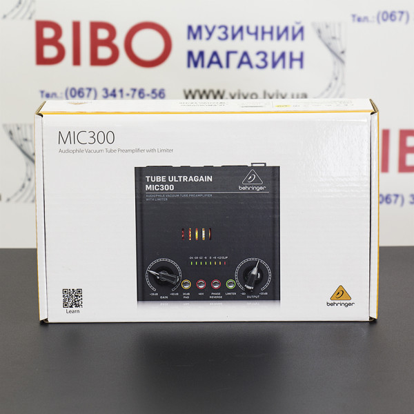 Ламповий мікрофонний підсилювач BEHRINGER MIC300