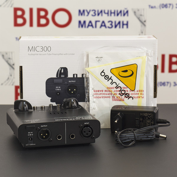 Ламповий мікрофонний підсилювач BEHRINGER MIC300