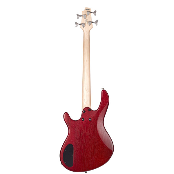 Бас-гітара CORT Action Junior (Open Pore Black Cherry)