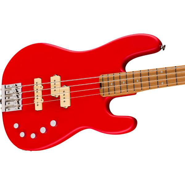 Бас-гітара CHARVEL PRO-MOD SAN DIMAS BASS PJ IV MAH SATIN FERRARI RED