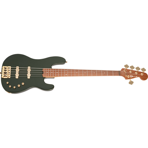 Бас-гітара CHARVEL PRO-MOD SAN DIMAS BASS JJ V LAMBO GREEN METALLIC