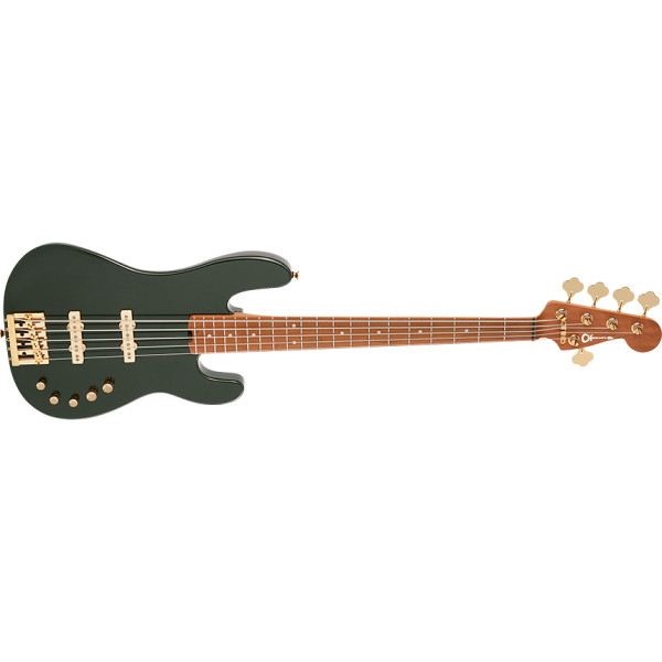 Бас-гітара CHARVEL PRO-MOD SAN DIMAS BASS JJ V LAMBO GREEN METALLIC