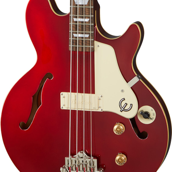 Напівакустична бас-гітара EPIPHONE JACK CASADY BASS SPARKLING BURGUNDY