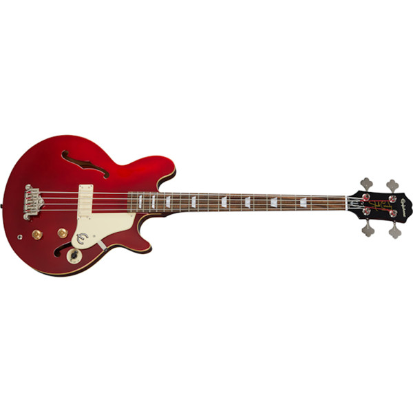 Напівакустична бас-гітара EPIPHONE JACK CASADY BASS SPARKLING BURGUNDY