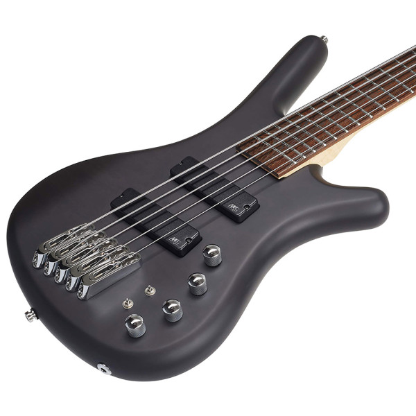 Бас-гітара WARWICK RockBass Corvette Multiscale, 5-String (Solid Black Satin)
