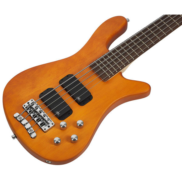 Бас-гітара WARWICK RockBass Streamer Standard, 5-String (Honey Violin Transparent Satin)