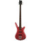 Бас-гітара WARWICK Teambuilt Pro Series Corvette Ash, 4-String A/A (Burgundy Red Transparent Satin)