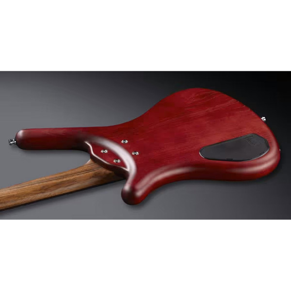 Бас-гітара WARWICK Teambuilt Pro Series Corvette Ash, 4-String A/A (Burgundy Red Transparent Satin)