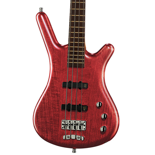 Бас-гітара WARWICK Teambuilt Pro Series Corvette Ash, 4-String A/A (Burgundy Red Transparent Satin)