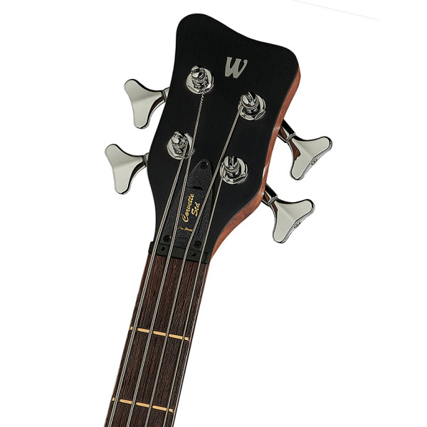 Бас-гітара WARWICK Teambuilt Pro Series Corvette Ash, 4-String A/A (Burgundy Red Transparent Satin)