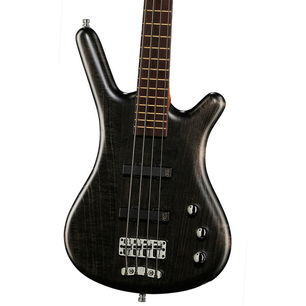 Бас-гітара WARWICK Teambuilt Pro Series Corvette Ash, 4-String A/A (Nirvana Black Transparent Satin)