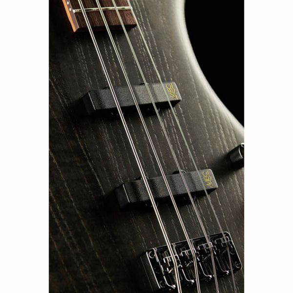 Бас-гітара WARWICK Teambuilt Pro Series Corvette Ash, 4-String A/A (Nirvana Black Transparent Satin)