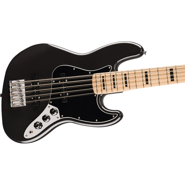 Бас-гітара SQUIER Affinity Series Active Jazz Bass V Black Metallic